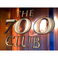 The 700 Club Logo on a white background