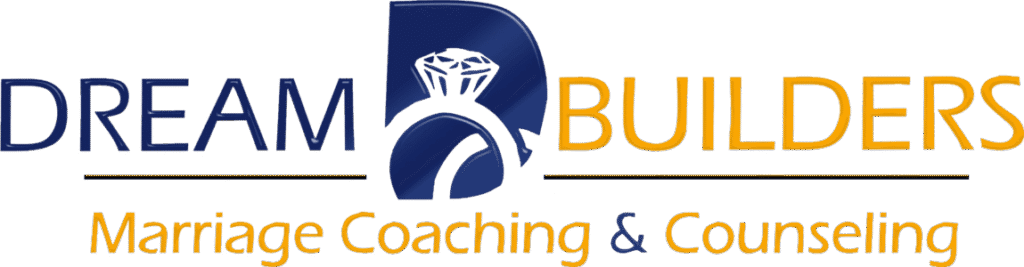 Logo with a blue knight helmet and orange text.