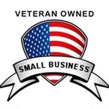 Patriotic shield logo indicating a veteran-owned small business.